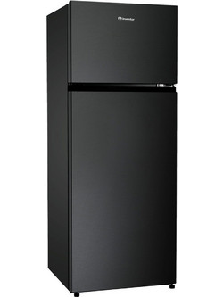 Inventor DPB144B Δίπορτο Ψυγείο 206lt Υ143.4xΠ55xΒ54.2cm Μαύρο