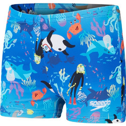 Speedo Digital Allover Aquashort Αθλητικό Παιδικό Μαγιό Boxer για Αγόρι Μπλε 8003231-15163