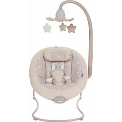 Kikkaboo Stars Ηλεκτρικό Relax Μωρού Κούνια με Μουσική & Δόνηση έως 18kg Μπεζ