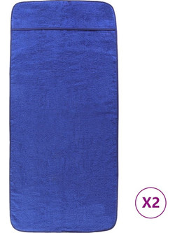 vidaXL Πετσέτα Θαλάσσης Μπλε 60x135cm 362677 2τμχ