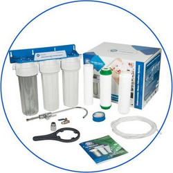 Aqua Filter FP3K1 Τριπλό Φίλτρο Νερού Κάτω Πάγκου 1/2" με Βρυσάκι