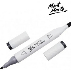 Mont Marte Art Marker Dual Tip GY3 Cool Grey No CG8 - Μαρκαδόρος Ζωγραφικής No CG8 Σκούρο Γκρι MGRD0059_01