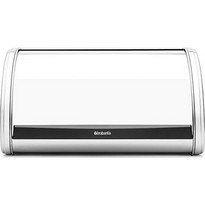 Brabantia 646888 Ψωμιέρα με Καπάκι Roll Top Medium Brilliant Steel