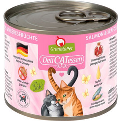 GranataPet Delicatessen Adult Grain Free Pate with Salmon & Seafood 200gr