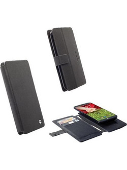 Θήκη κινητού Krusell Universal Leather Malmo Flipwallet Slide 2XL Black