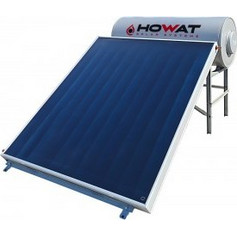 Howat Ηλιακός Θερμοσίφωνας 120lt 2m² Glass Τριπλής Ενέργειας Με Συλλέκτες Energy