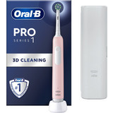 Oral-B Pro Series1 Pink Ηλεκτρική Οδοντόβουρτσα με Χρονομετρητή Αισθητήρα Πίεσης & Θήκη Ταξιδίου