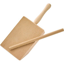 Πλάστης Με Φόρμα Για Νιόκι (Σετ 2Τμχ) 0804042500 18cm Natural Kuchenprofi Ξύλο