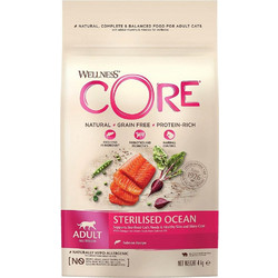 Wellness Core Adult Sterilised Grain Free with Salmon 4kg
