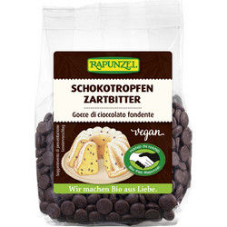 Σταγόνες Μαύρης Σοκολάτας Rapunzel 100g ΒΙΟ