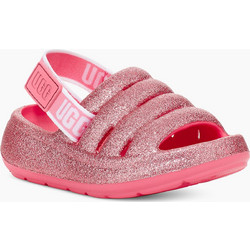 UGG Παιδικά Πέδιλα για Κορίτσι με Γκλίτερ Φούξια 1136537T-00F1