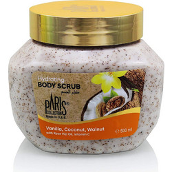 Paris Collection Vanilla, Coconut, Wallnut Hydrating Body Scrub 500ml