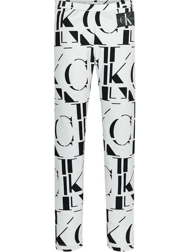 Calvin Klein Κολάν Monogram Aop Legging IG0IG01796-0F4 Εκρού Κορίτσι