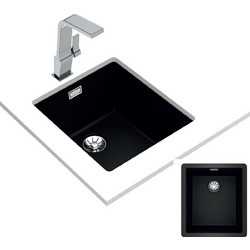 Teka Radea R10 35.40 M-TG Ένθετος Νεροχύτης Γρανίτη Carbon Black 40.6x45.6cm