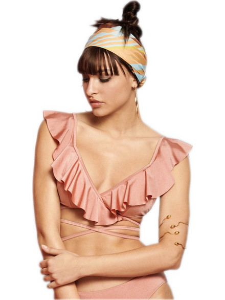 Rock Club Bikini Top Μπουστάκι Nude BP-2079