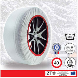 Husky Textile XL Αντιολισθητικές Χιονοκουβέρτες για Επιβατικό 2τμχ