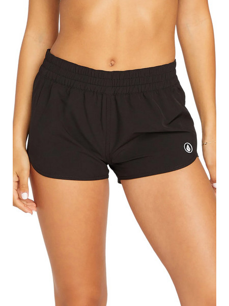 Volcom Simply Solid Bikini Boxer Μαύρο O0812301-BLK