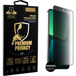 Idol 1991 0.3mm Privacy Full Face Tempered Glass Black (Xiaomi 13)