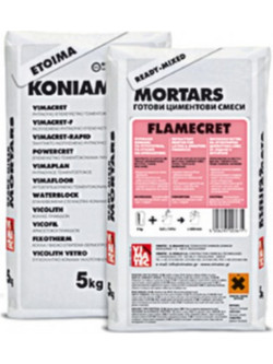 Vimatec - Πυρίμαχο κονίαμα για πυρότουβλα FLAMECRET, 25kg/Σακί
