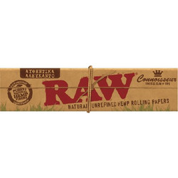 RAW Αυθεντικά Αλεύκαντο King Size + Tips Κουτί 24τμχ