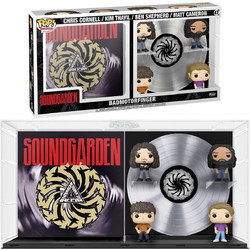 Funko Pop! Albums Chris Cornell, Kim Thayil, Ben Shepherd, Matt Cameron 47 Soundgarden Badmotorfinger 4-pack
