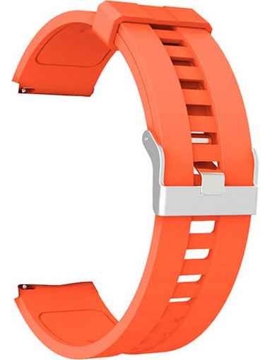 Bakeey Quick Release Λουράκι Σιλικόνης Orange (Universal 22mm)