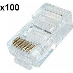 100x Βύσματα Δικτύου Equip RJ45 Cat6