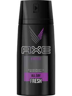 AXE Excite Ανδρικό Αποσμητικό Spray 48h Χωρίς Αλουμίνιο 150ml