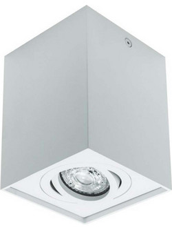 Φωτιστικό Οροφής Σποτ 123LED Τετράγωνο GU10 White