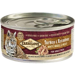 Carnilove Adult Grain Free with Turkey & Reindeer 100gr