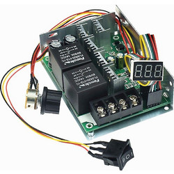 PWM speed controller DC motor Digital display 0100% adjustable drive module Input MAX60A 12V 24V