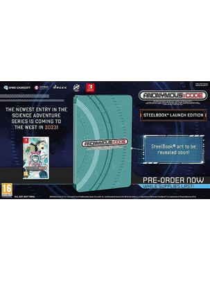 AnonymousCode Steelbook Launch Edition Nintendo Switch