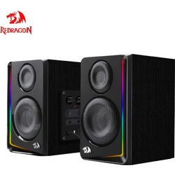 Redragon Andante GS812 Ασύρματα Ηχεία Υπολογιστή 2.0 10W με Bluetooth & RGB Φωτισμό Black