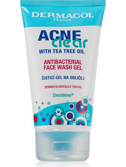 Dermacol Acneclear Antibactireal Wash Gel Καθαρισμού Προσώπου για Ακμή 150ml