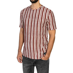 Ανδρικό t-shirt LINES - Μπορντό