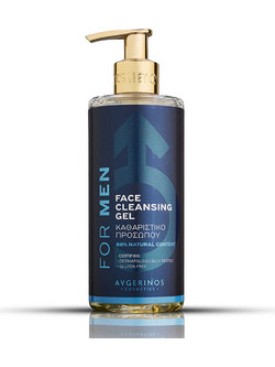 Avgerinos Cosmetics Men Face Cleansing Gel Καθαρισμού Προσώπου 300ml