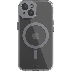 Moshi iGlaze Back Cover with MagSafe Meteorite Grey (iPhone 15)