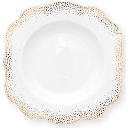 Pip Studio Πιάτο Φρούτου Πορσελάνης Τετράγωνο Royal Winter 23.5x23.5cm 51001398