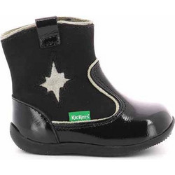 Kickers Biboots Παιδικά Μποτάκια Μαύρα με Φερμουάρ 735121-10-83