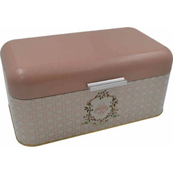 Αρτοθήκη μεταλλική Pink 37x21x17cm