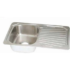 Haifel B02-152-24 Ένθετος Νεροχύτης Inox 80x48cm