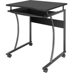 Compact Desk Manhattan 425131 Με Slide-out Keyboard Tray - 60 x 48 x 73 cm - Black 425131