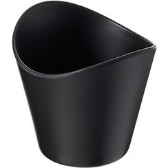 Μπωλάκι μελαμίνης finger-food 7 9x7 3xΥ7cm μαύρο Leone - Σετ 12 c471837