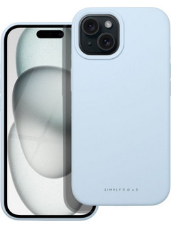 Roar Cloud-Skin Back Cover Light Blue (iPhone 15 Plus)