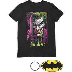 T-shirt Joker Gift Set με μπρελοκ - DC
