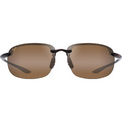 Maui Jim H456 10 Ανδρικά Γυαλιά Ηλίου Μάσκα Μεταλλικά Μαύρα με Καφέ Polarized Φακό