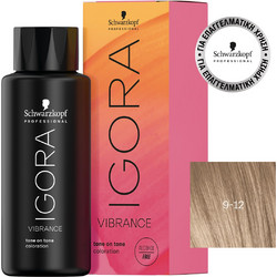 Schwarzkopf Professional Igora Vibrance Cools 9-12 Ημιμόνιμη Βαφή Μαλλιών Χωρίς Αμμωνία 60ml