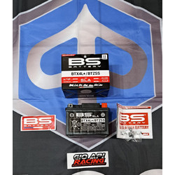 Bs Μπαταρία Μοτοσυκλέτας BS-BTX4L+/BTZ5S-BS4.2Ah
