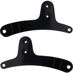 Sissybar side plates rigid mount