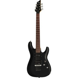 Schecter C-6 Deluxe Ηλεκτρική Κιθάρα ST Style με HH Μαγνήτες και Ταστιέρα Rosewood Satin Black